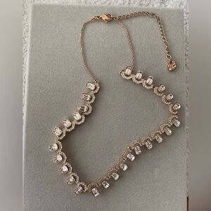 Swarovski Rose Gold Statement Necklace